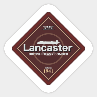 WW2 Lancaster Bomber Sticker